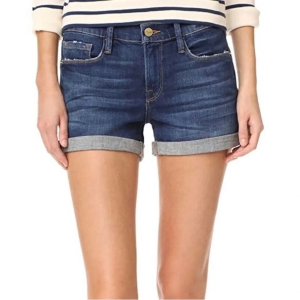 Frame Denim Le Cutoff Shorts Plummer Size 28